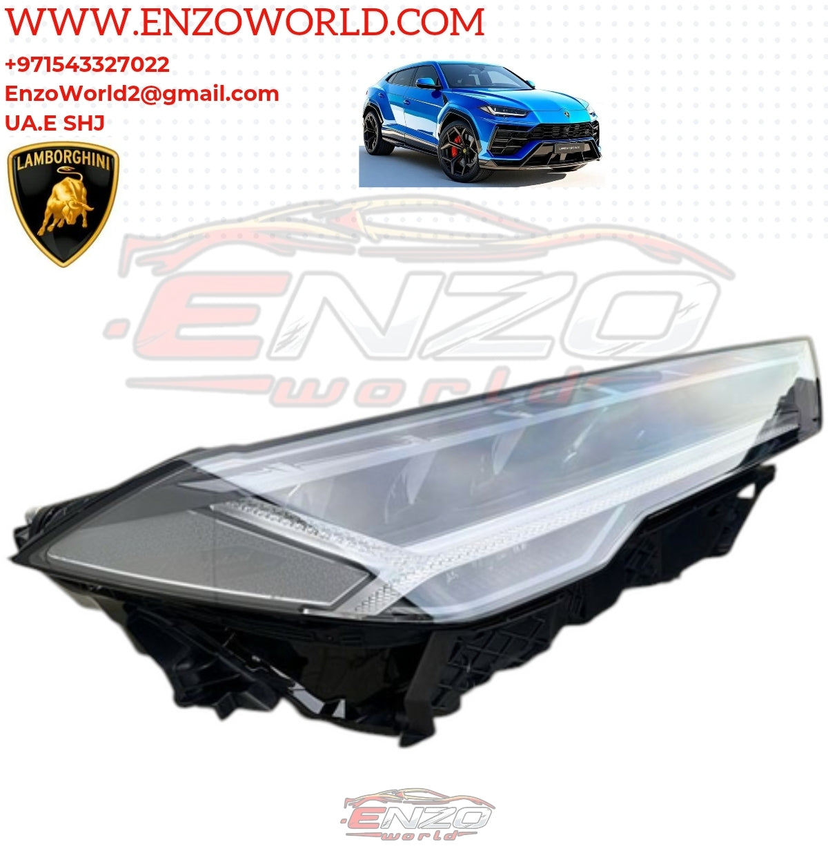 Lamborghini Urus Front Headlights SET L+R                   OEM:4ML941036C-4ML941035C