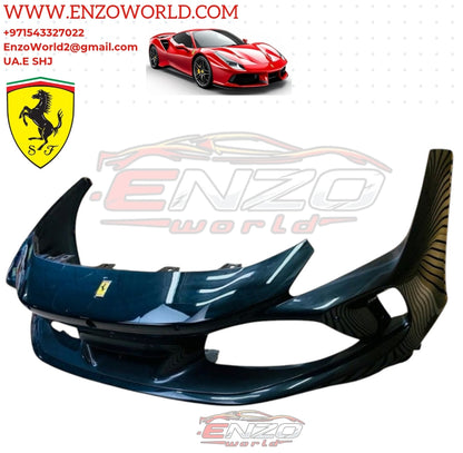 Ferrari F8 Front Bumper Carbon Fiber OE: 985778790