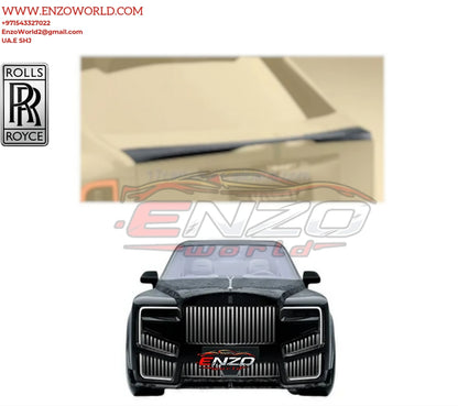 Mansory Style Dry Carbon Fiber Complete Kits(  Hood, Side Skirt, Front Bumper, Rear Spoiler, fender molding, lid Spoiler and roof spoiler for Rolls-Royce Cullinan 2021-2025