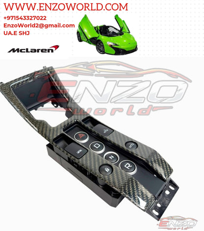 Mclaren 650S Spider GLOSS CARBON GEAR SWITCH PACK OE:11M3384LP