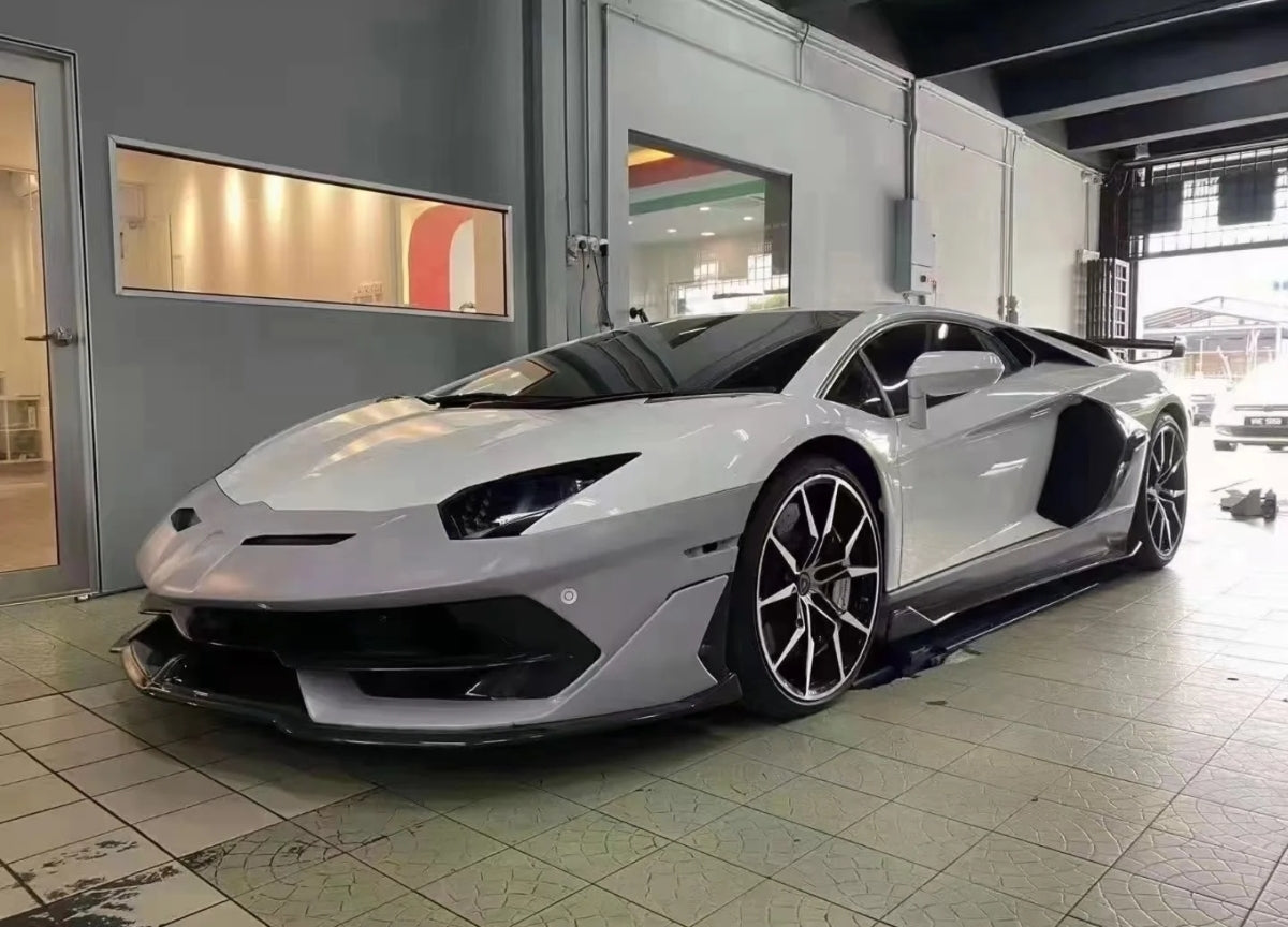 SVJ Style Bodykit Forged Carbon Fiber Car Bumper for Lamborghini LP700-4 LP720 LP750 Lambo Aventador Body Kits
