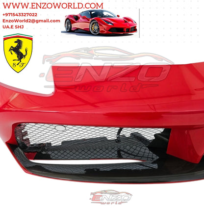 Ferrari 488 GTB Front Bumper Carbon Fiber