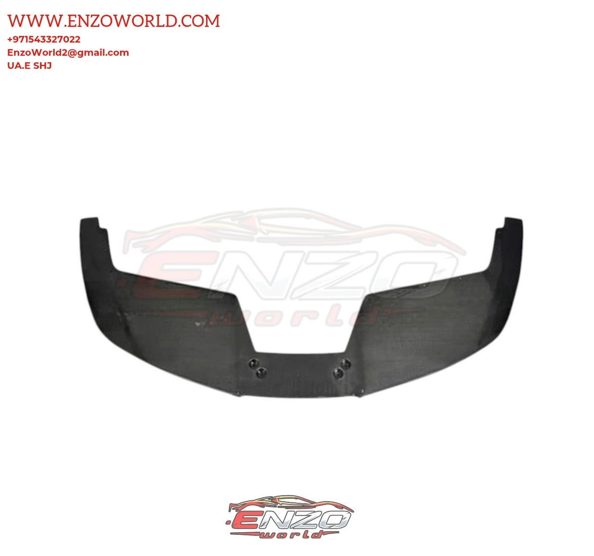 High Glossy Carbon Fiber Vors Style Bumper Front Lip for Ferrari 488GTB