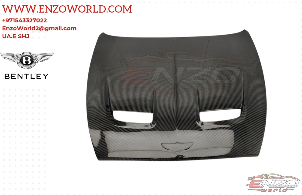 Front HOOD High quality Carbon Fiber For Bentley Continental GT 2020 >
