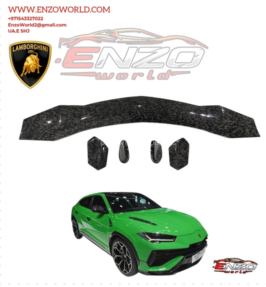 Forged Dry Carbon Fiber Wing Rear Spoiler Mansory .1 Style for Lamborghini URUS