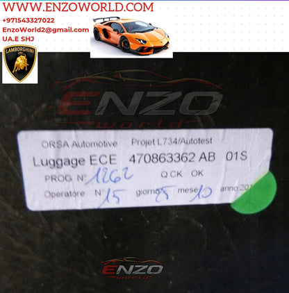 Lamborghini Aventador Bath Trunk 2012-2019

OEM:475863577A