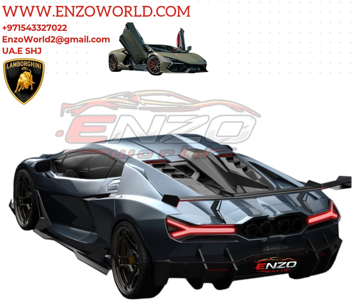 Lamborghini Revuelto Carbon Fiber Body Kit