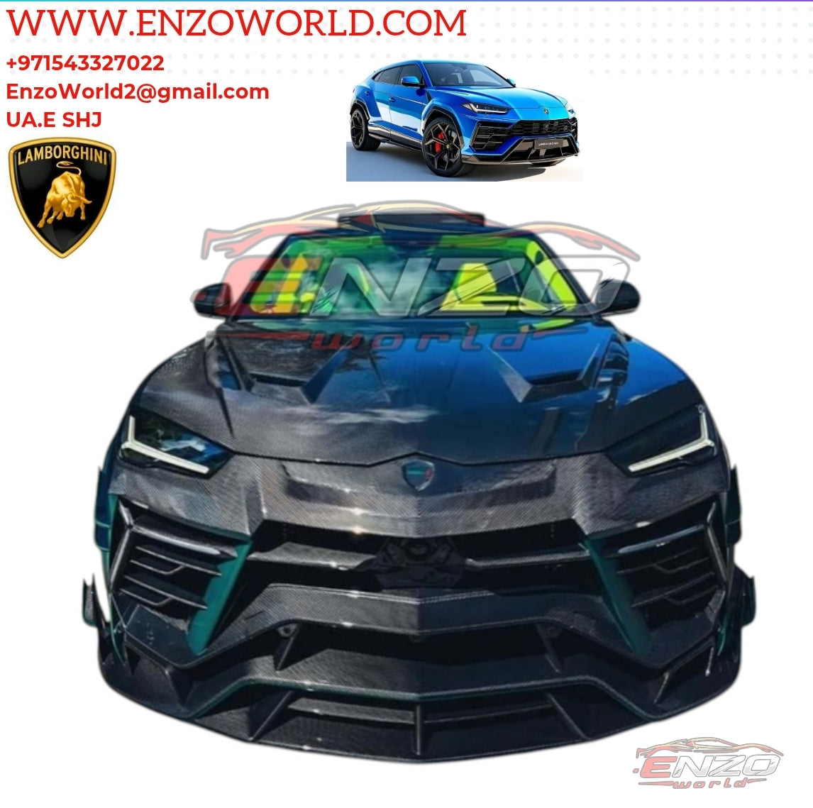 Lamborghini Urus Venatus S Wide Body Kit In Autoclaved Dry Carbon Fiber