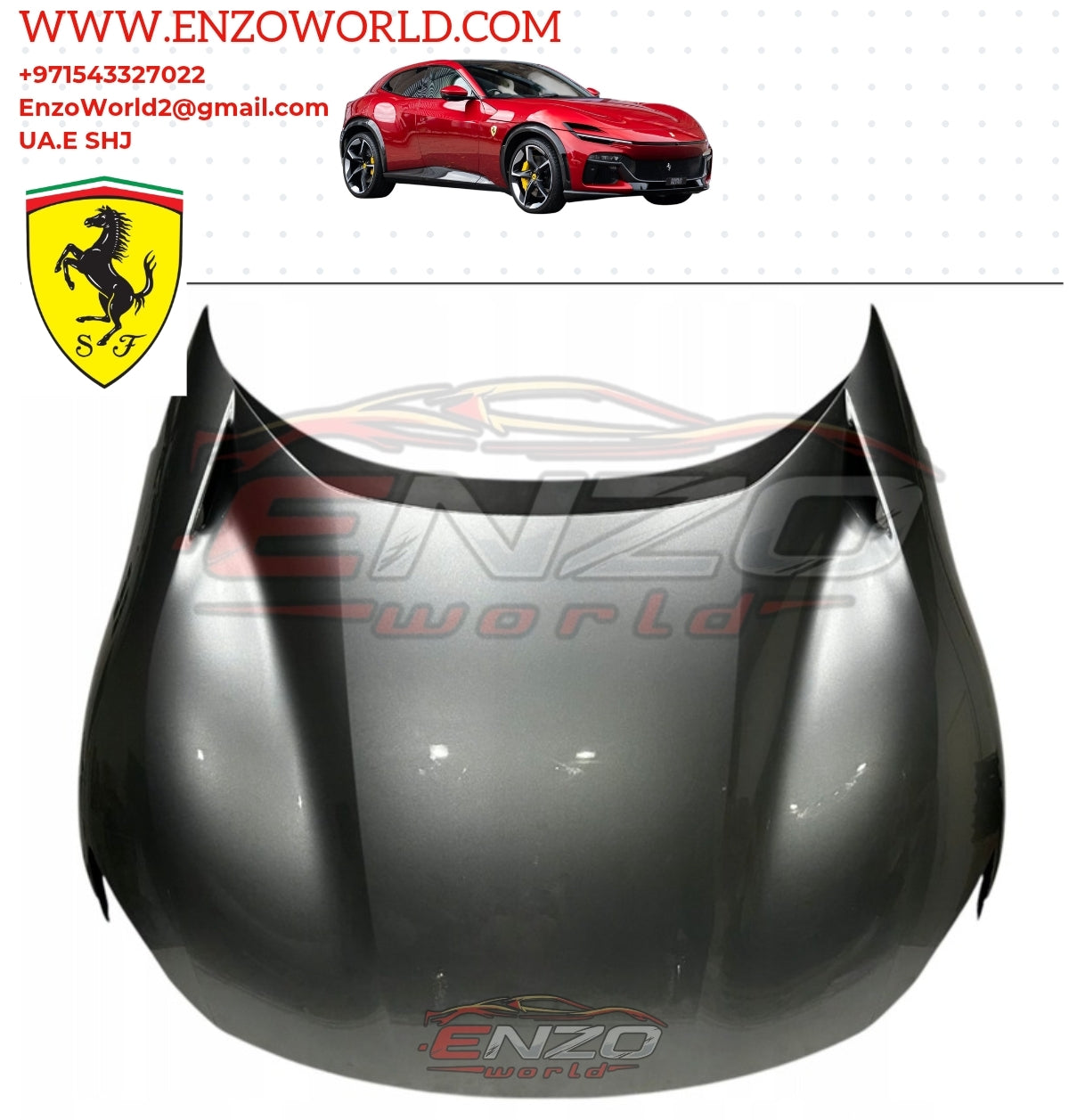 Ferrari Purosangue Front Hood OE : 985816231
