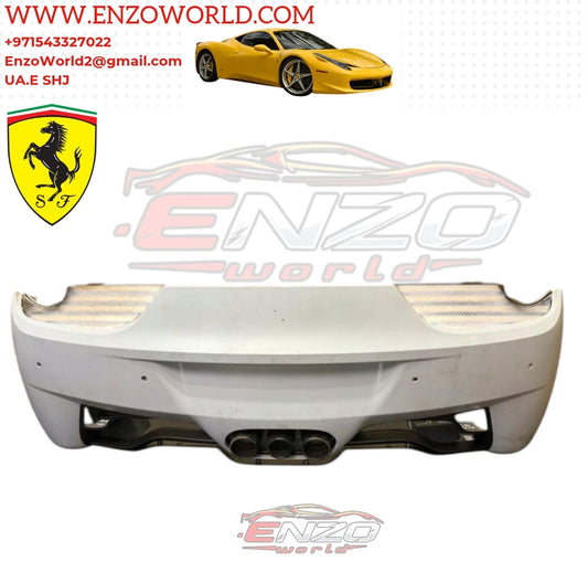 Ferrari 458 Spider Rear Bumper, Diffuser And Exhaust