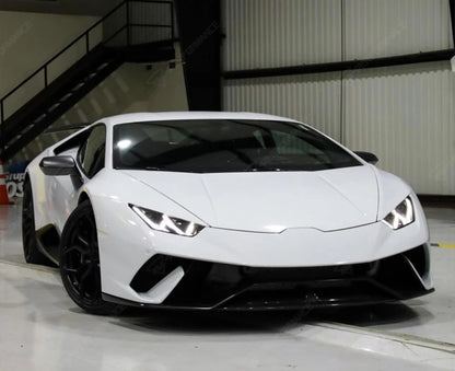 Half Carbon P Style Body Kit for Lamborghini Huracan 610 Body Kit with Front Bumper Rear Bumper Rear Hood Exhaust