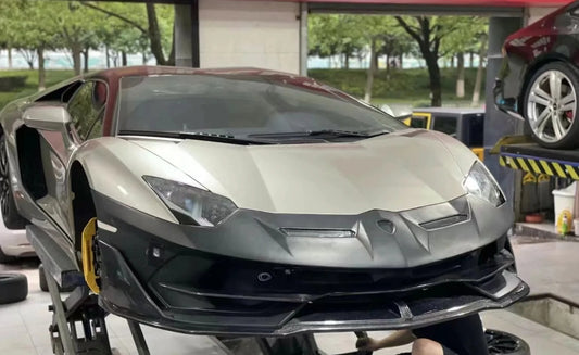 SVJ Style Bodykit Forged Carbon Fiber Car Bumper for Lamborghini LP700-4 LP720 LP750 Lambo Aventador Body Kits