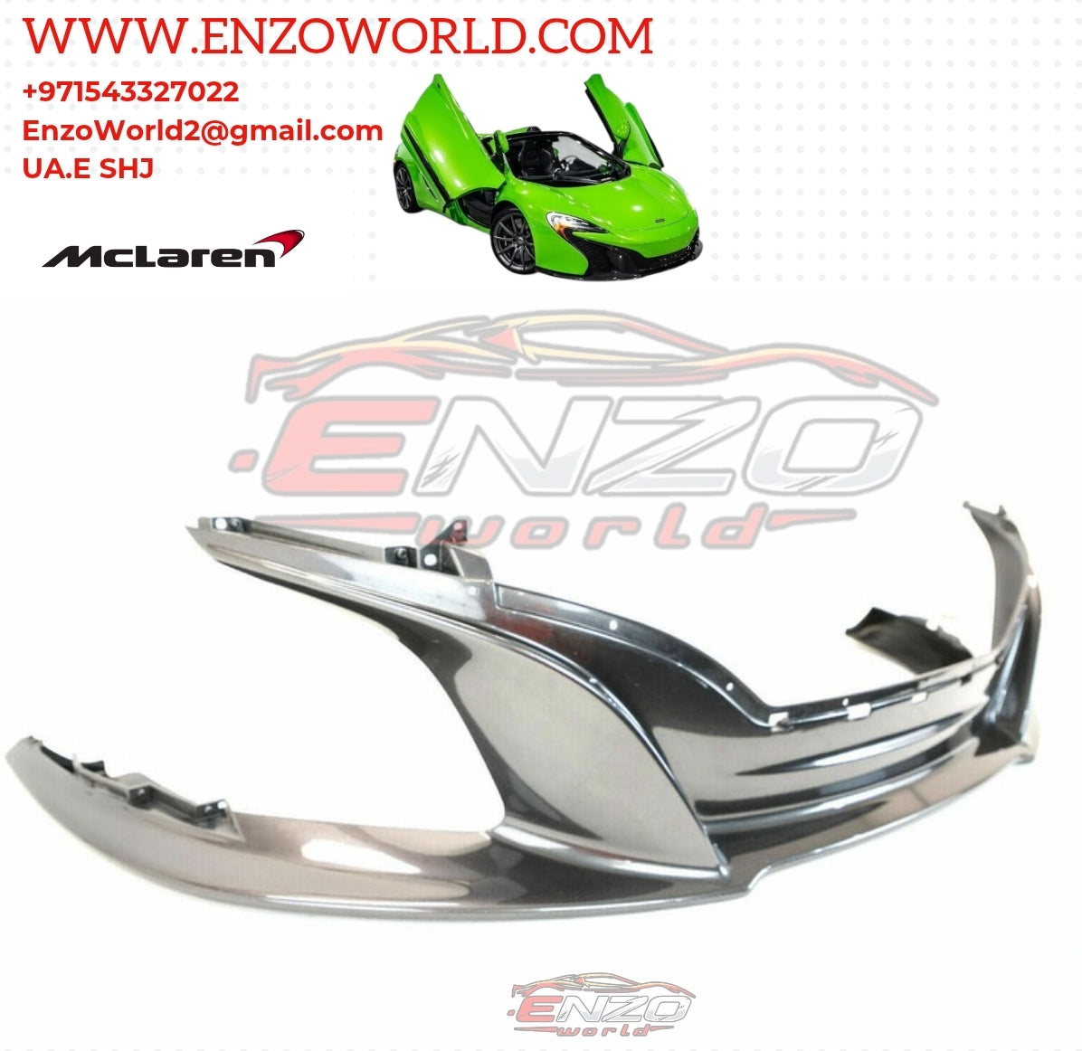MCLAREN 650S FRONT BUMPER Splitter OE