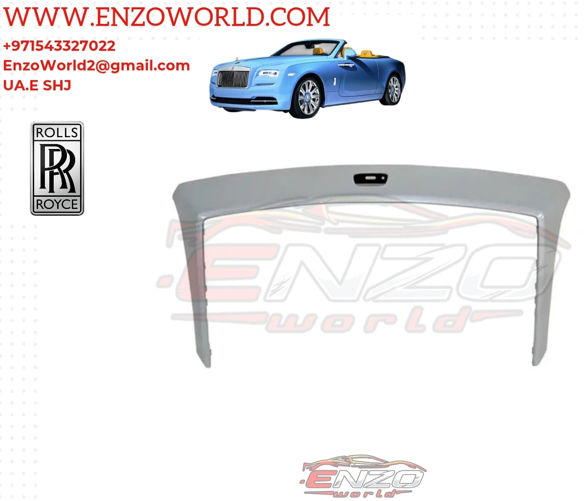 Rolls Royce Dawn Front Cover Radiator Grille OEM:51117370540
