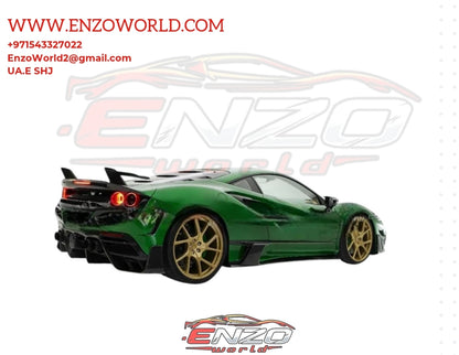 Mansory Style  Full Body Kit for Ferrari F8 spider  Carbon Fiber Glossy