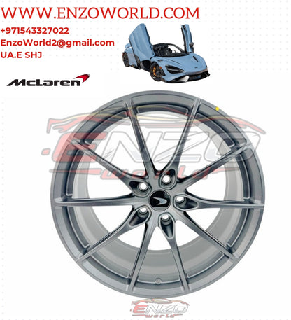 MCLAREN 765LT GENUINE MSO 10 SPOKE ULTRA LIGHT 19''/20'' ALLOY WHEELS OE: 14BA240RP - 14BA224RP