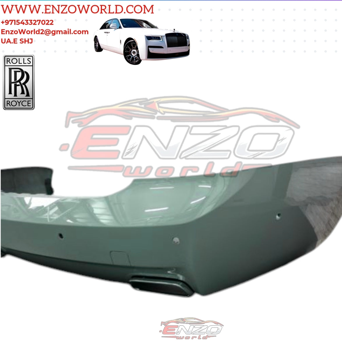 Rolls Royce Ghost 2022 Rear Bumper OEM: 9478987