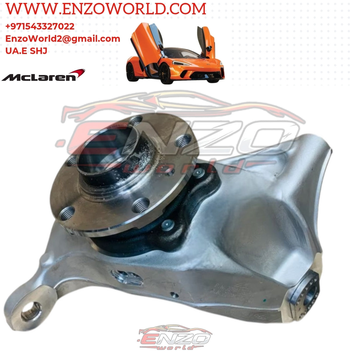 MCLAREN GT STEERING KNUCKLE FRONT L/H            OE: 22BA138GP