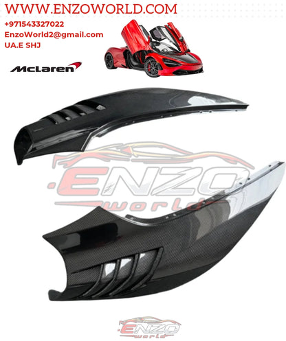 Mclaren 720S Carbon Fiber Style Front Fender SET
