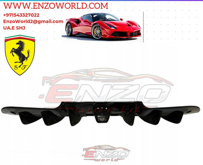 Ferrari 488GTB Rear Carbon Fiber Diffuser OE : 86371600
