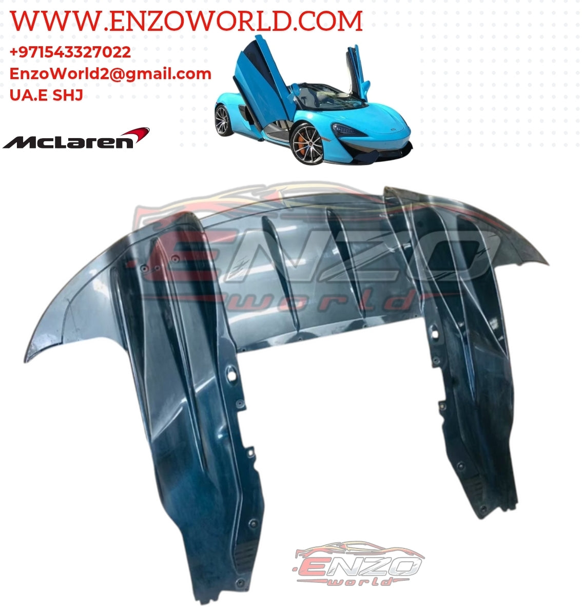 Mclaren 570S Rear Bumper Diffuser OE: 13A2692CP