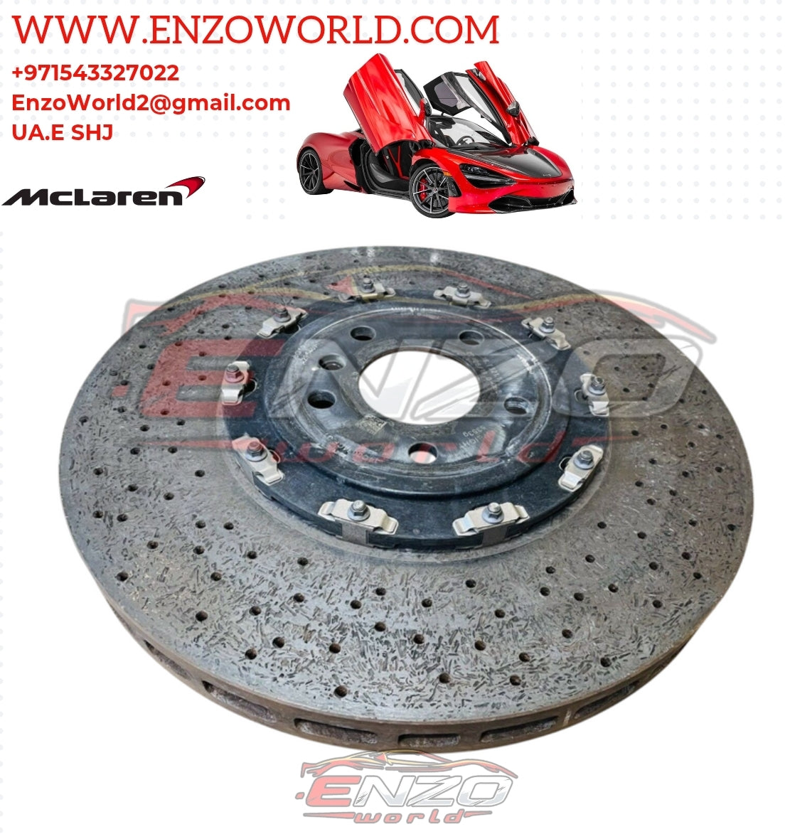 Mclaren 720S Ceramic Brake Disc Set Front + Rear