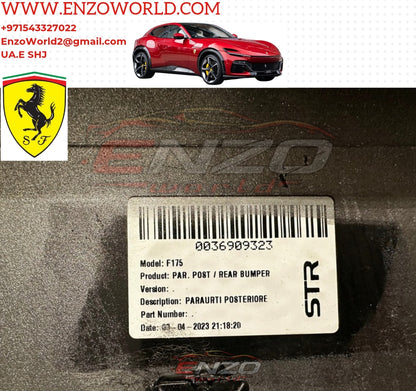 Ferrari Purosangue Rear Bumper With Diffuser OE