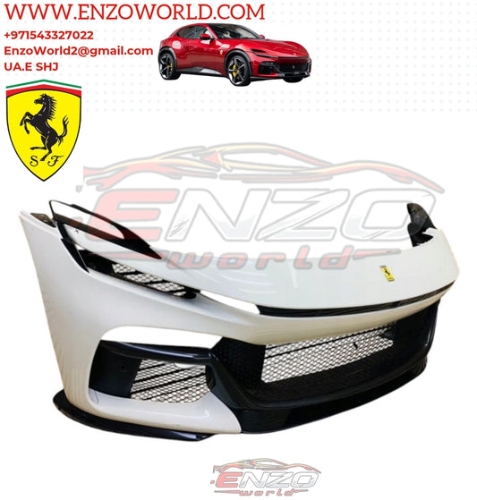 Ferrari Purosangue Front Bumper Carbon Fiber OE