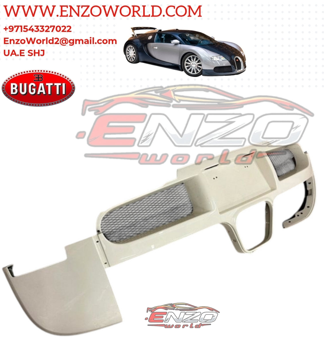 Bugatti Veyron Rear Bumper