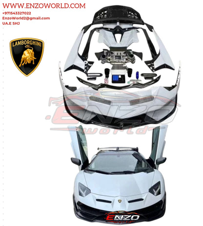 Lamborghini Aventador LP700  Upgraded with SVJ-style Body Kit