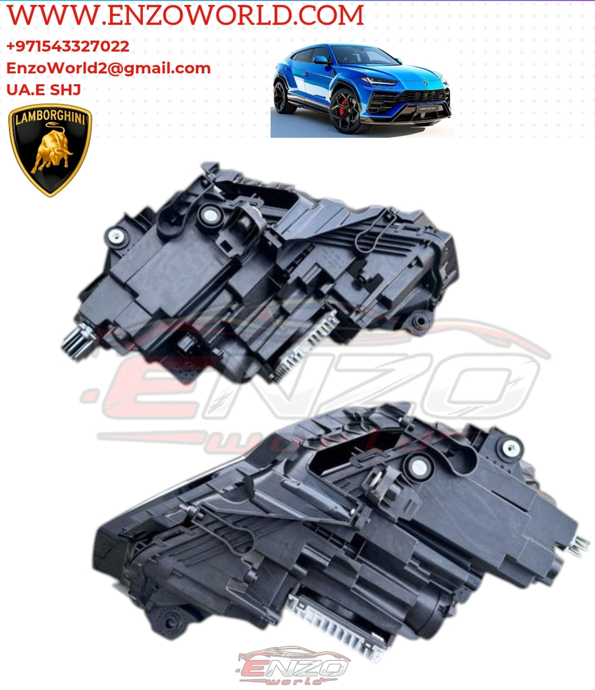 Lamborghini Urus Front Headlights SET L+R                   OEM:4ML941036C-4ML941035C