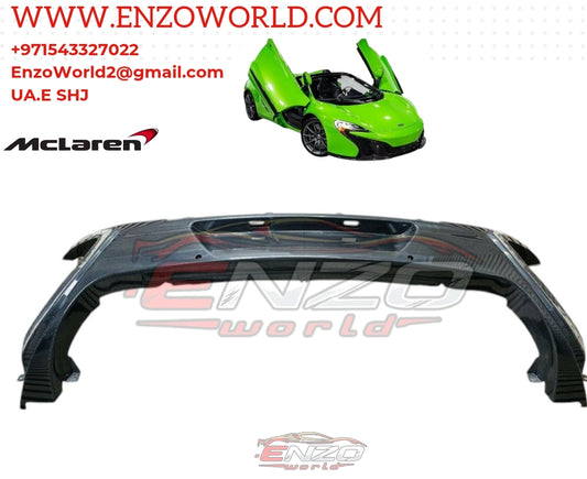 Mclaren 650S Rear Carbon Fiber Bumper OE: 11A7741CP.02