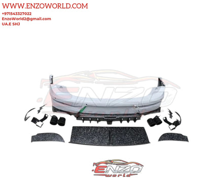 Mansory Style Dry Carbon Fiber Body Kit for Bentley Bentayga 2020-2022 Front Bumper, Wheel Eyebrow, Side Skirts, Roof Spoiler, Hood, mirror cover and front grill