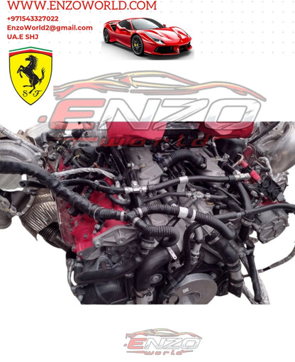 Ferrari F8 V8 3.9 Complete Engine