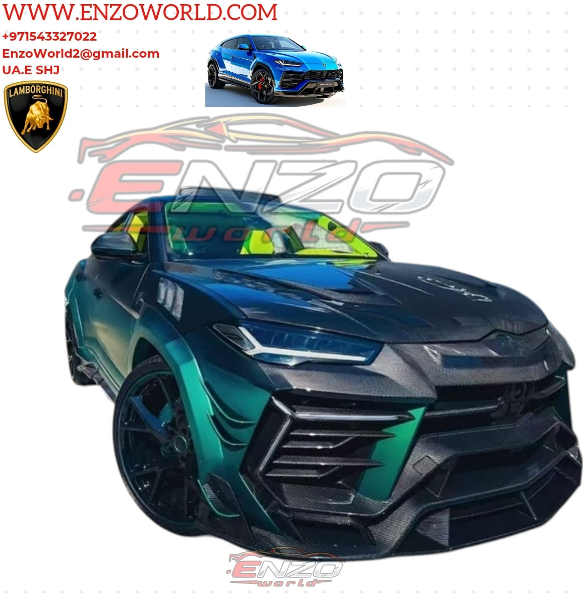 Lamborghini Urus Venatus S Wide Body Kit In Autoclaved Dry Carbon Fiber