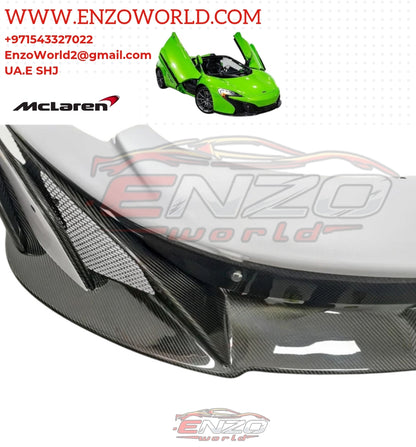 Mclaren 570S Front Bumper Upgrad To 675LT Dry Carbon Fiber