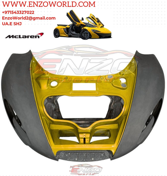 MCLAREN P1 MSO VISIBLE CARBON FRONT CLAM SHELL OE: 12A1590MP
