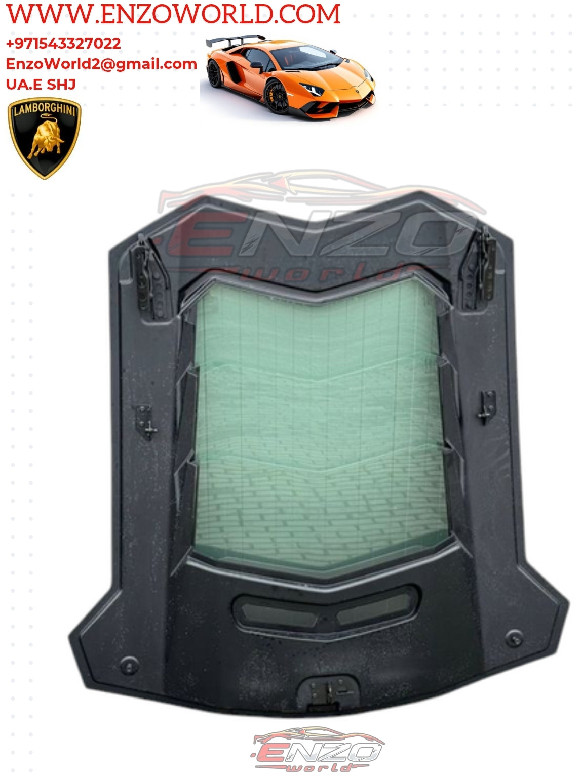 Lamborghini Aventador Lp700 Trunk Rear Cover Complete