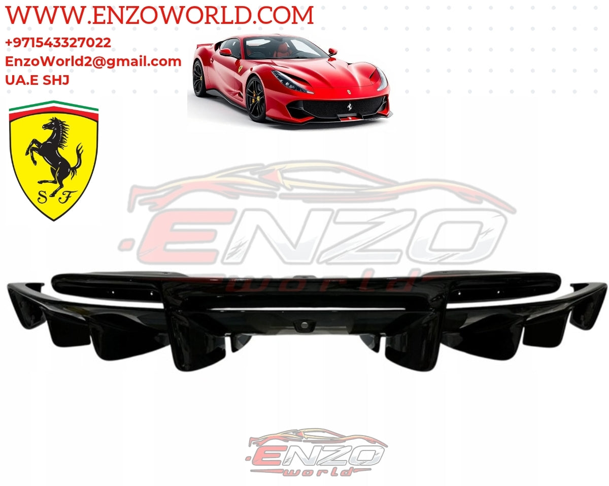 Ferrari 812 COMPETIZIONE Rear Carbon Fiber Diffuser OE