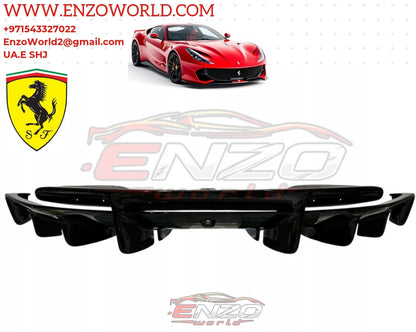 Ferrari 812 COMPETIZIONE Rear Carbon Fiber Diffuser OE