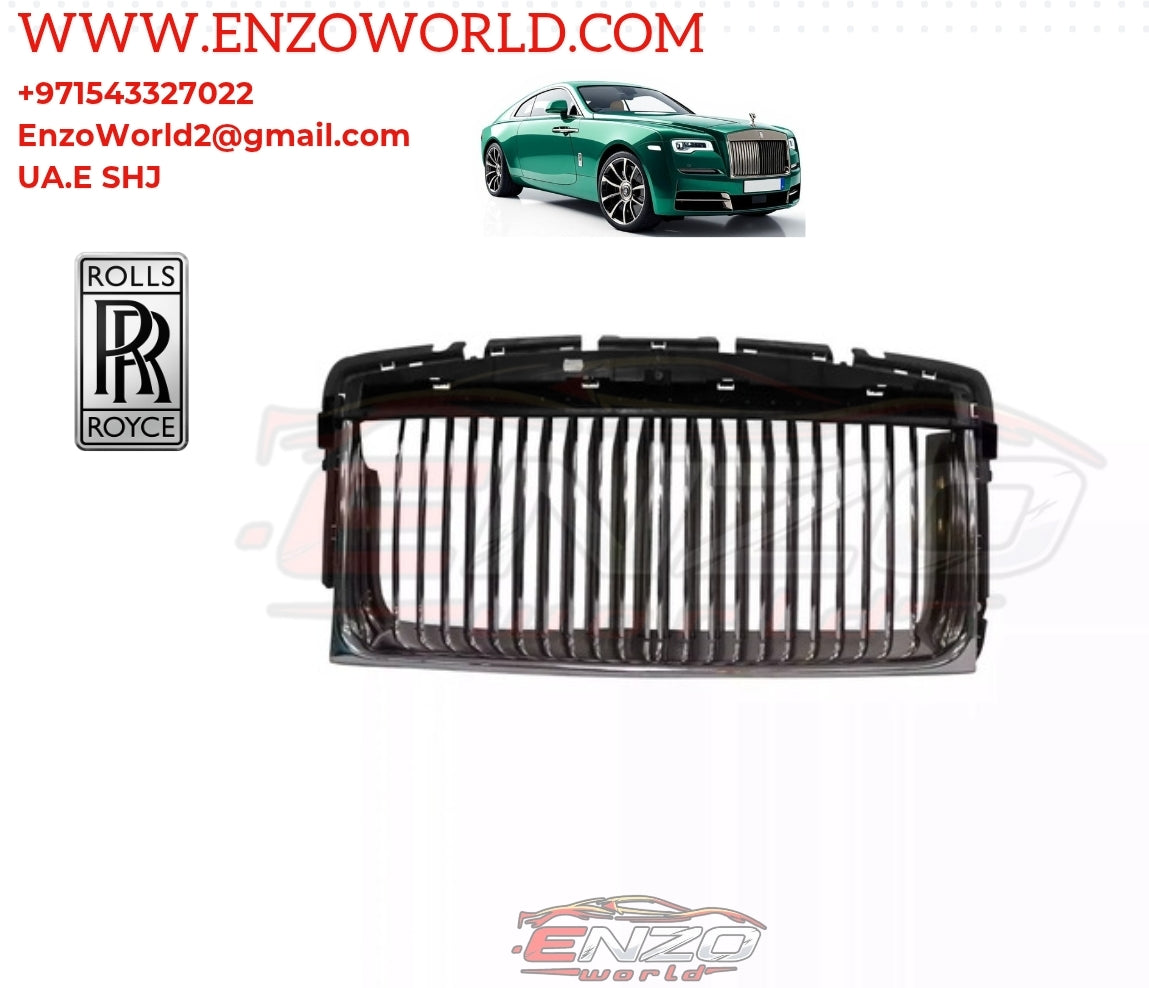 Rolls-Royce Wraith-Dawn Radiator Grille Silver Metallic OEM 51117301357