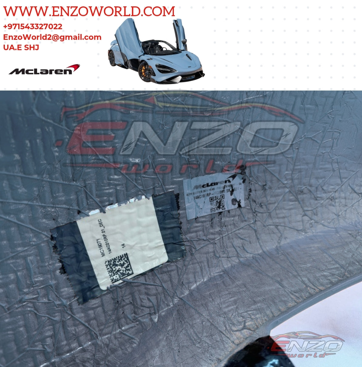 Mclaren 765LT Rear Bumper OE: 14AC010RP