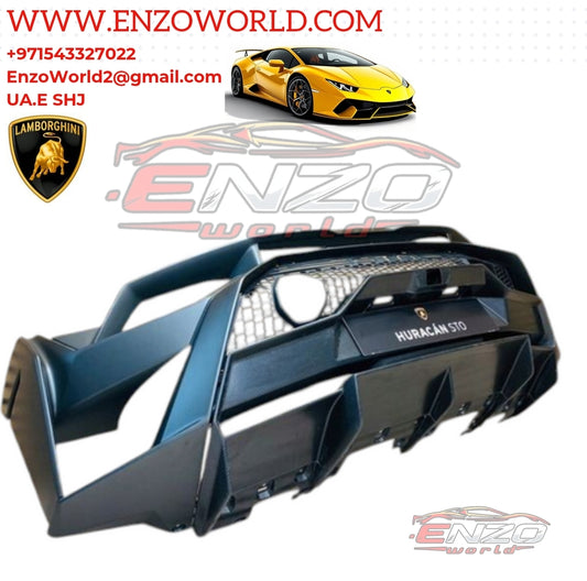 Lamborghini Huracan STO Rear Bumper With Diffuser OME:4T3807166B