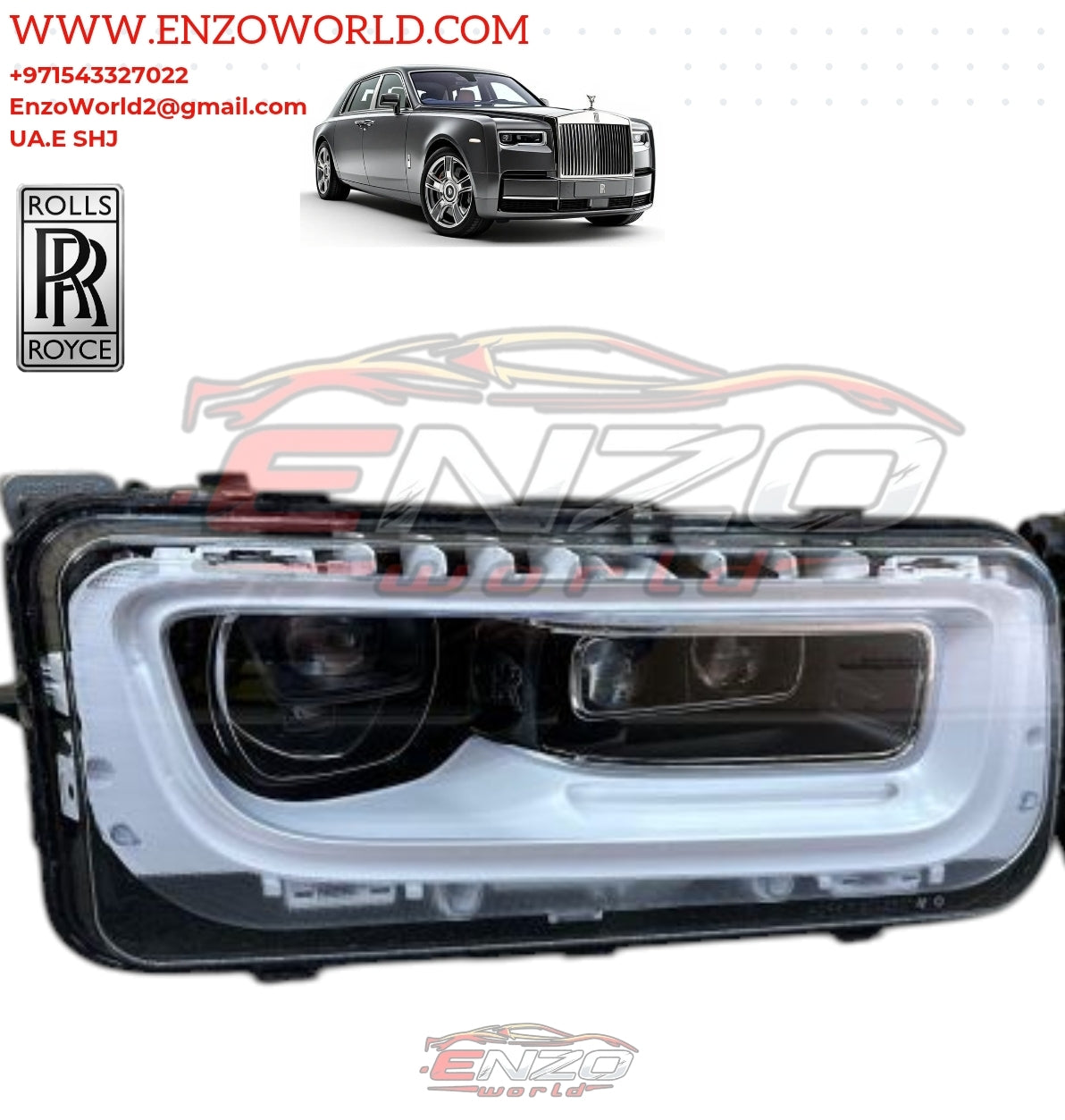 Rolls Royce Phantom 2018-2022 Front Headlights SET
