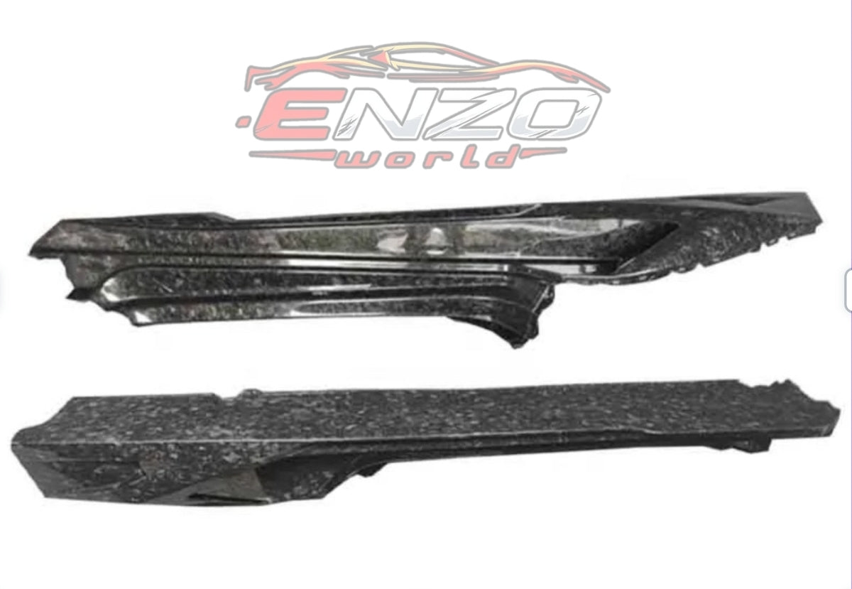 Carbon Fiber Side Skirt for Lamborghini Huracan LP610 - LP580 Update LP640